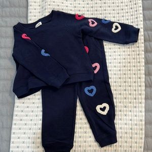 Splendid Heart Sweater Set